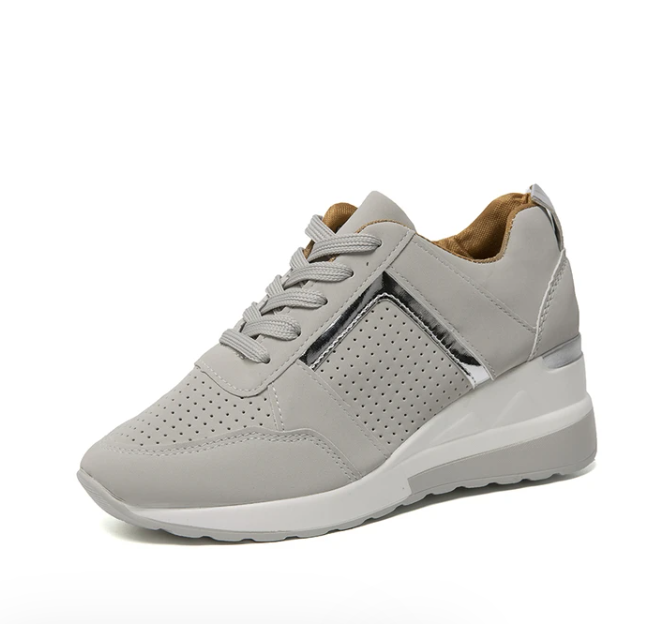 Scarpe da Ginnastica Donna Sneaker Casual con Zeppa